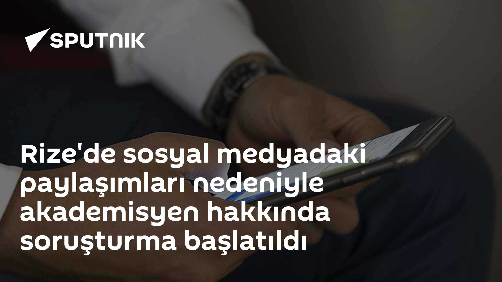 Rize'de sosyal medyadaki paylaşımları nedeniyle akademisyen hakkında soruşturma başlatıldı
