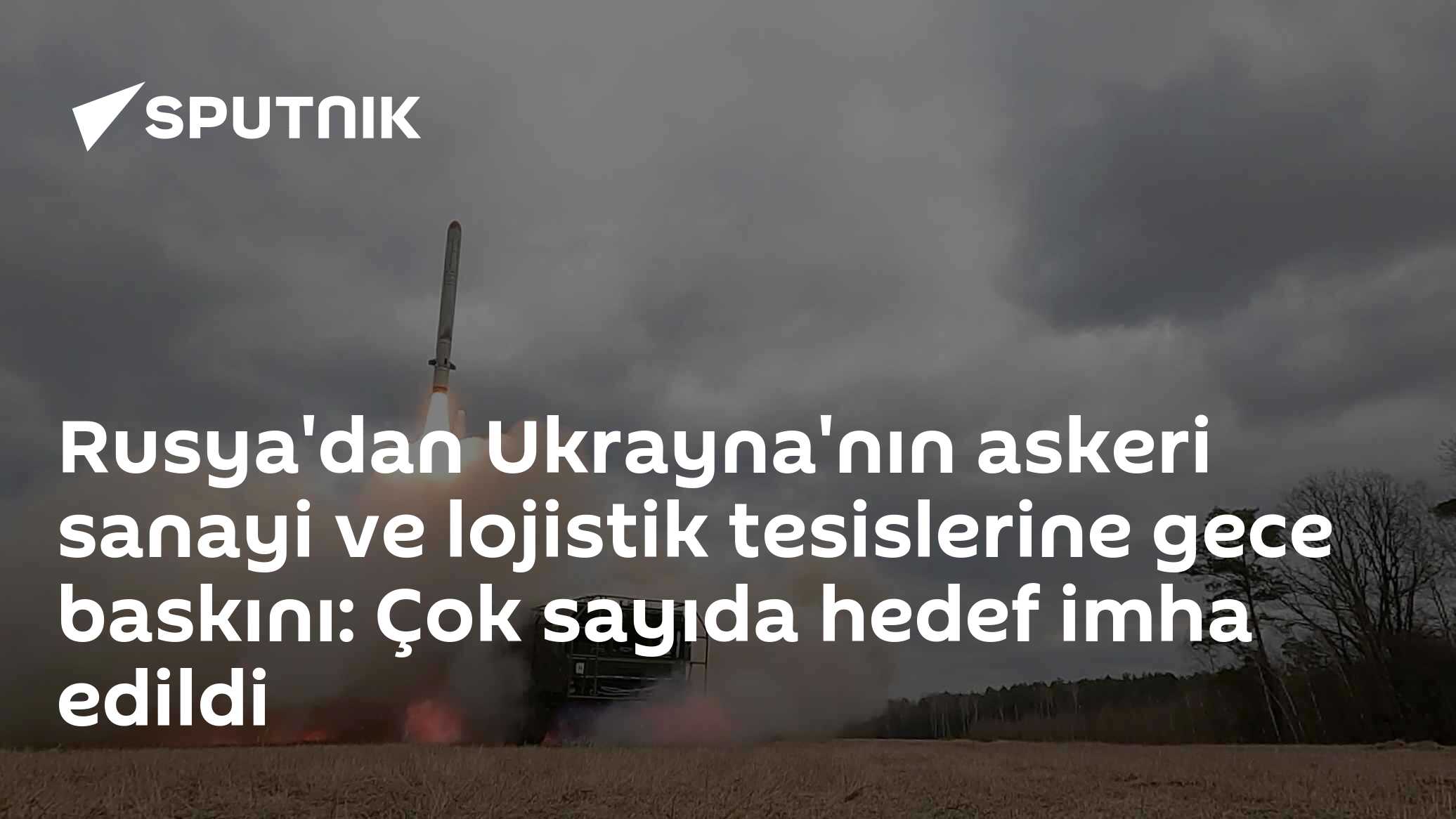 Rusya'dan Ukrayna'nın askeri sanayi ve lojistik tesislerine gece baskını: Çok sayıda hedef imha edildi