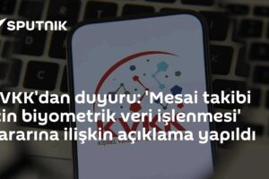 KVKK'dan duyuru: 'Mesai takibi için biyometrik veri işlenmesi' kararına ilişkin açıklama yapıldı