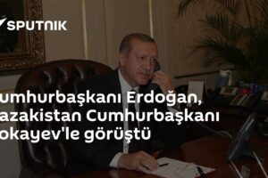 Cumhurbaşkanı Erdoğan, Kazakistan Cumhurbaşkanı Tokayev'le görüştü