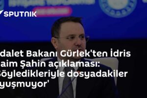 Adalet Bakanı Gürlek'ten İdris Naim Şahin açıklaması: 'Söyledikleriyle dosyadakiler uyuşmuyor'
