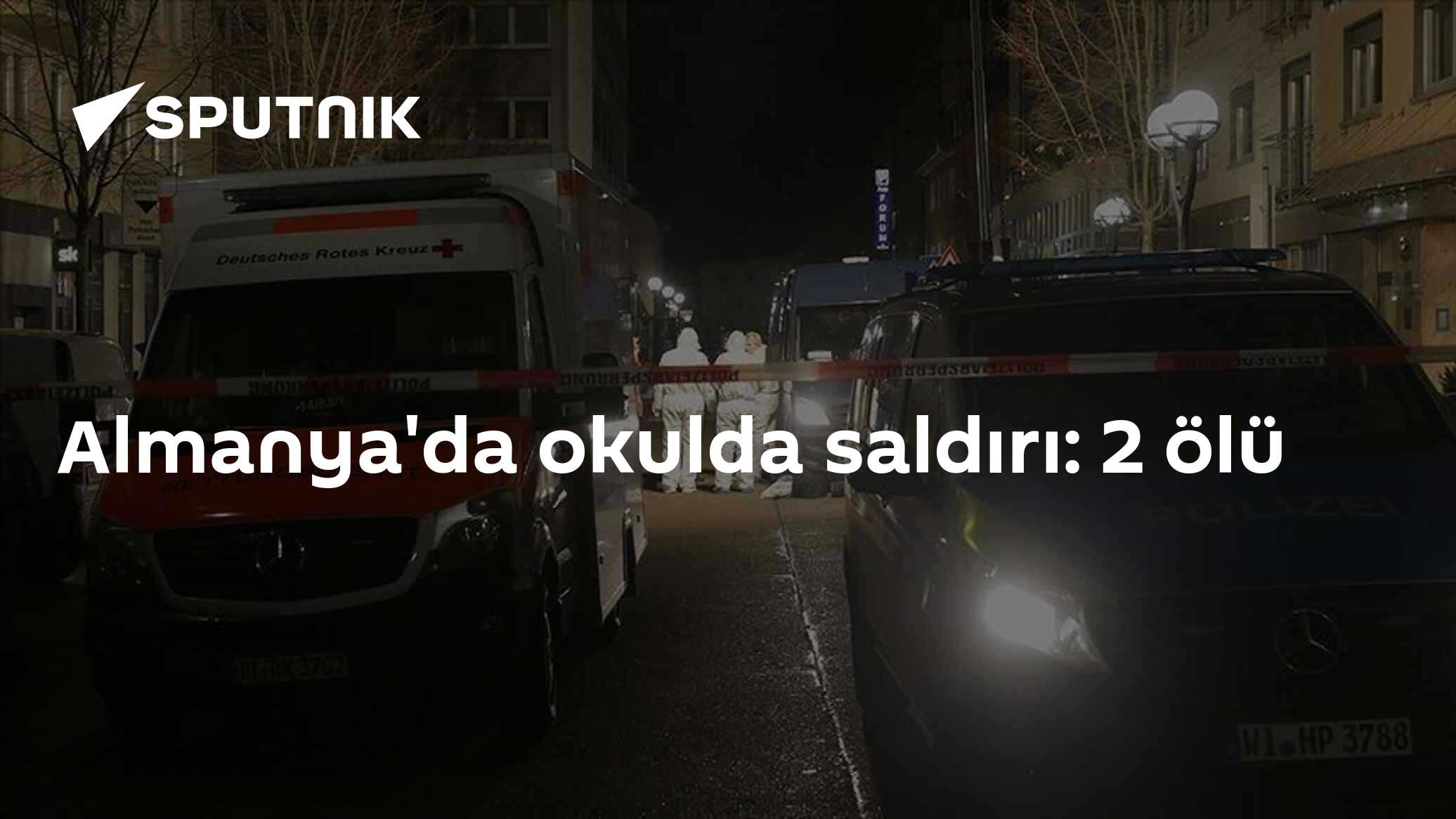 Almanya'da okulda saldırı: 2 ölü