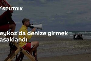 Beykoz'da denize girmek yasaklandı