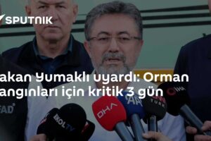 Bakan Yumaklı uyardı: Orman yangınları için kritik 3 gün