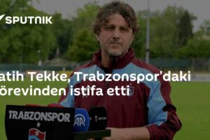 Fatih Tekke, Trabzonspor'daki görevinden istifa etti