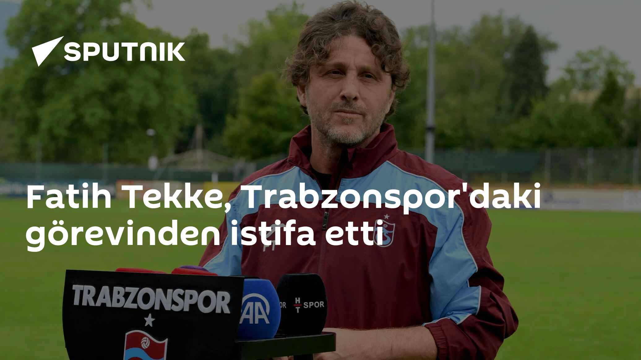 Fatih Tekke, Trabzonspor'daki görevinden istifa etti