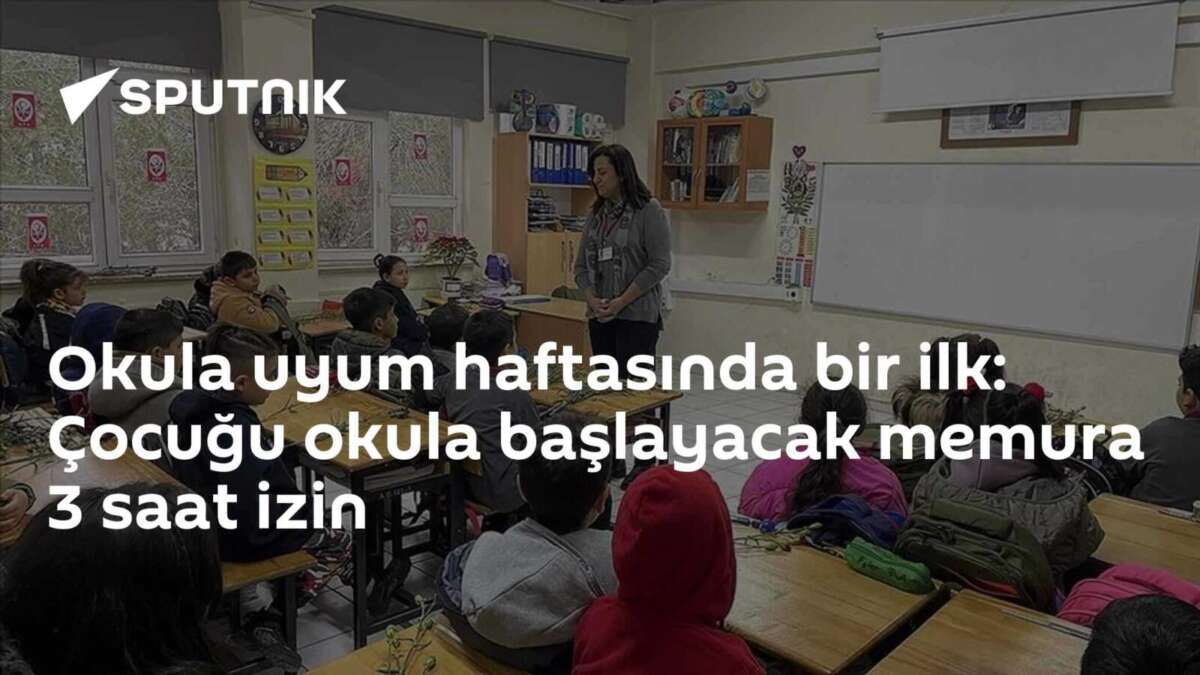 Okula uyum haftasında bir ilk: Çocuğu okula başlayacak memura 3 saat izin