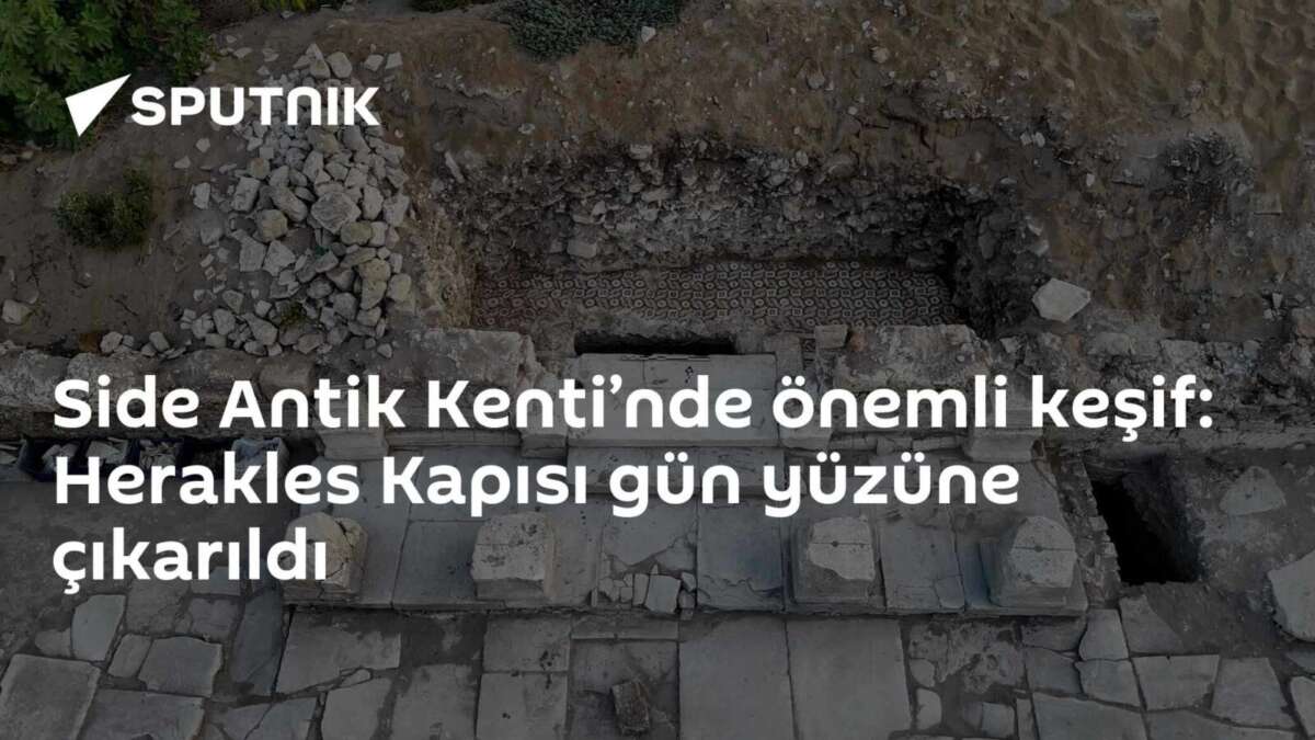 Side Antik Kenti’nde önemli keşif: Herakles Kapısı gün yüzüne çıkarıldı