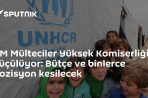 BM Mülteciler Yüksek Komiserliği küçülüyor: Bütçe ve binlerce pozisyon kesilecek