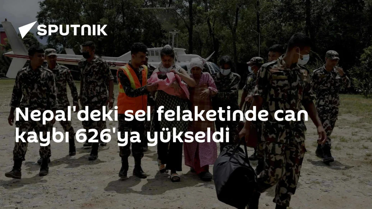 Nepal'deki sel felaketinde can kaybı 626'ya yükseldi