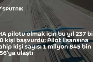 İHA pilotu olmak için bu yıl 237 bin 40 kişi başvurdu: Pilot lisansına sahip kişi sayısı 1 milyon 845 bin 456'ya ulaştı