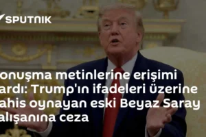 Konuşma metinlerine erişimi vardı: Trump'ın ifadeleri üzerine bahis oynayan eski Beyaz Saray çalışanına ceza