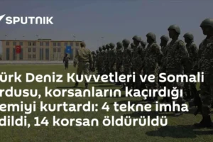 Türk Deniz Kuvvetleri ve Somali ordusu, korsanların kaçırdığı gemiyi kurtardı: 4 tekne imha edildi, 14 korsan öldürüldü
