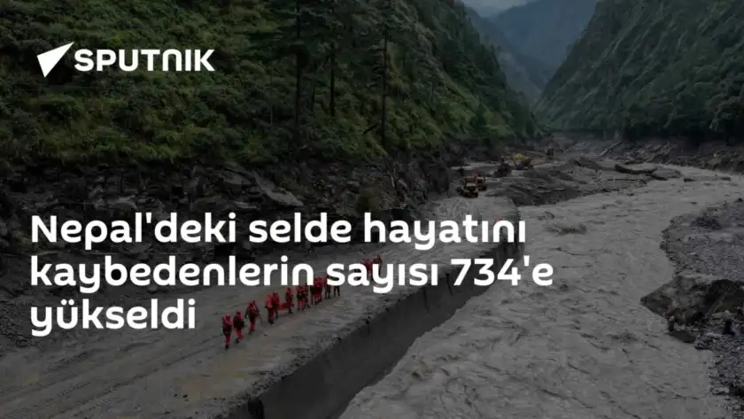 Nepal'deki selde hayatını kaybedenlerin sayısı 734'e yükseldi