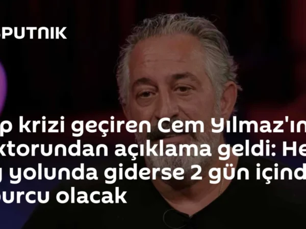Kalp krizi geçiren Cem Yılmaz'ın doktorundan açıklama geldi: Her şey yolunda giderse 2 gün içinde taburcu olacak