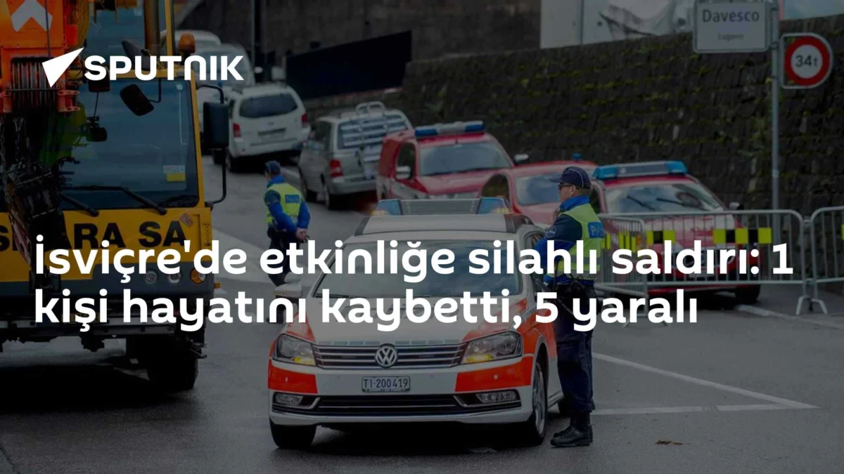 İsviçre'de etkinliğe silahlı saldırı: 1 kişi hayatını kaybetti, 5 yaralı