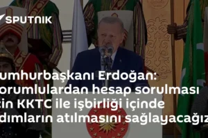 Cumhurbaşkanı Erdoğan: Sorumlulardan hesap sorulması için KKTC ile işbirliği içinde adımların atılmasını sağlayacağız