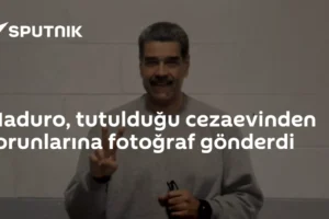 Maduro, tutulduğu cezaevinden torunlarına fotoğraf gönderdi