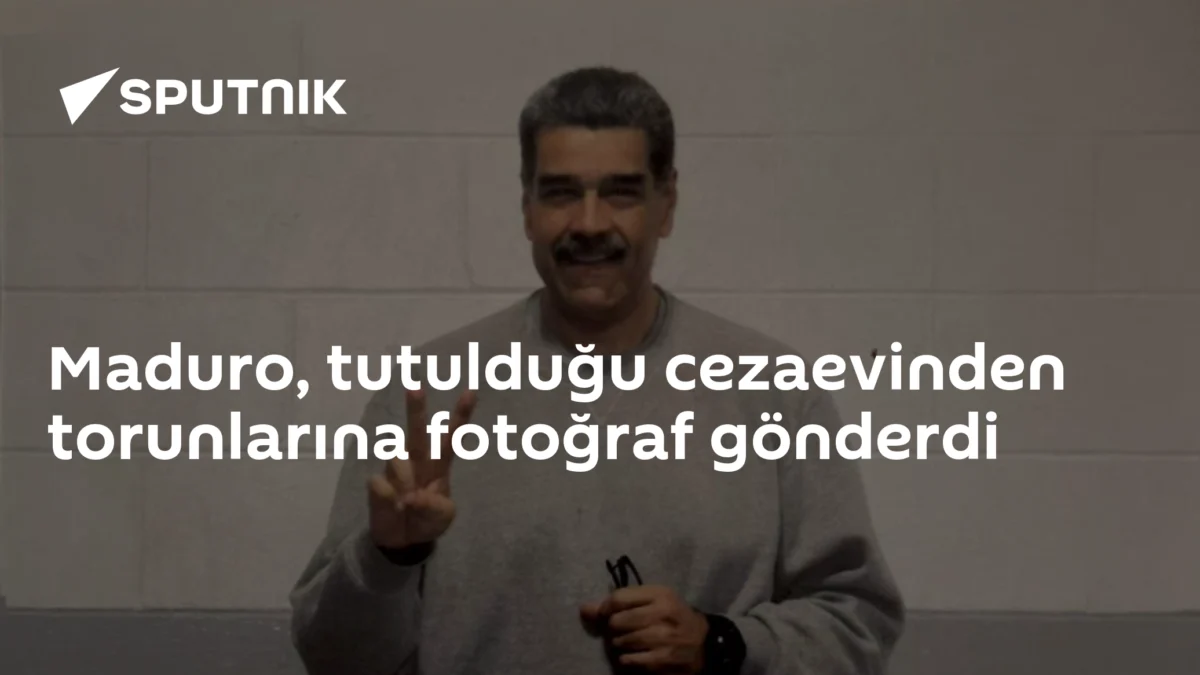 Maduro, tutulduğu cezaevinden torunlarına fotoğraf gönderdi