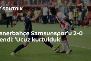Fenerbahçe Samsunspor'u 2-0 yendi: 'Ucuz kurtulduk'