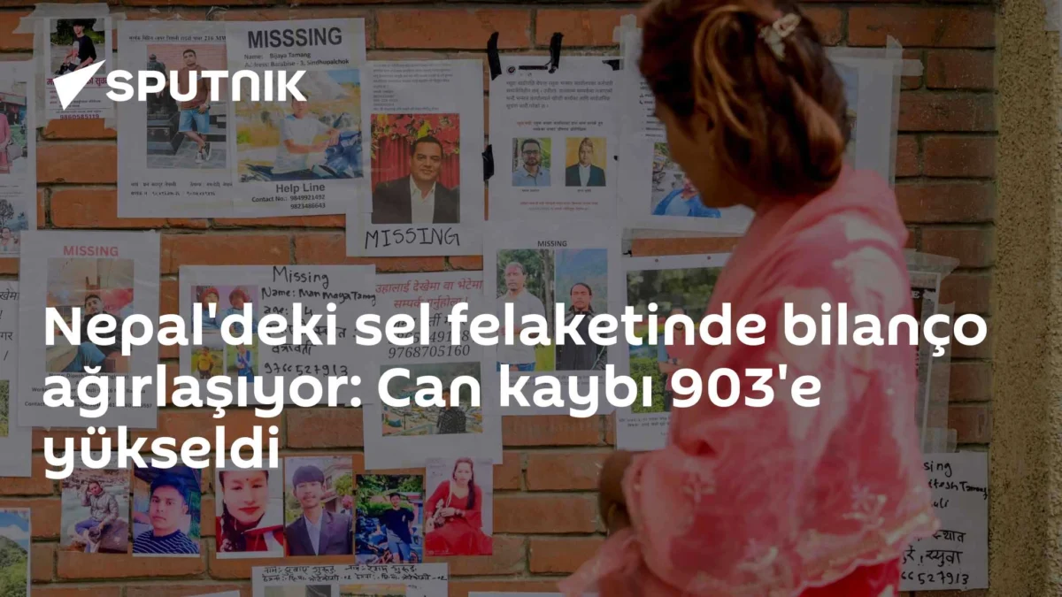 Nepal'deki sel felaketinde bilanço ağırlaşıyor: Can kaybı 903'e yükseldi
