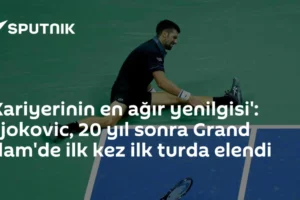 'Kariyerinin en ağır yenilgisi': Djokovic, 20 yıl sonra Grand Slam'de ilk kez ilk turda elendi