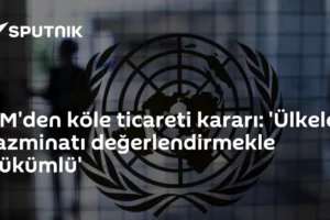 BM'den köle ticareti kararı: 'Ülkeler tazminatı değerlendirmekle yükümlü'