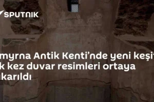 Smyrna Antik Kenti’nde yeni keşif: İlk kez duvar resimleri ortaya çıkarıldı