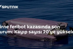 Girne feribot kazasında son durum: Kayıp sayısı 20'ye yükseldi