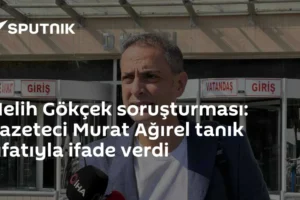 Melih Gökçek soruşturması: Gazeteci Murat Ağırel tanık sıfatıyla ifade verdi