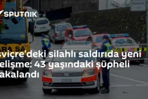 İsviçre'deki silahlı saldırıda yeni gelişme: 43 yaşındaki şüpheli yakalandı