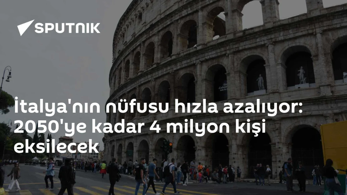 İtalya'nın nüfusu hızla azalıyor: 2050'ye kadar 4 milyon kişi eksilecek
