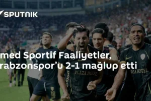 Amed Sportif Faaliyetler, Trabzonspor’u 2-1 mağlup etti