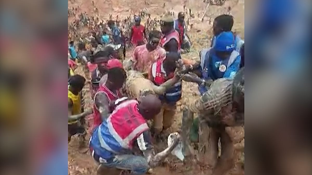 Orta Afrika Cumhuriyeti'nde madenciler heyelan altında kaldı