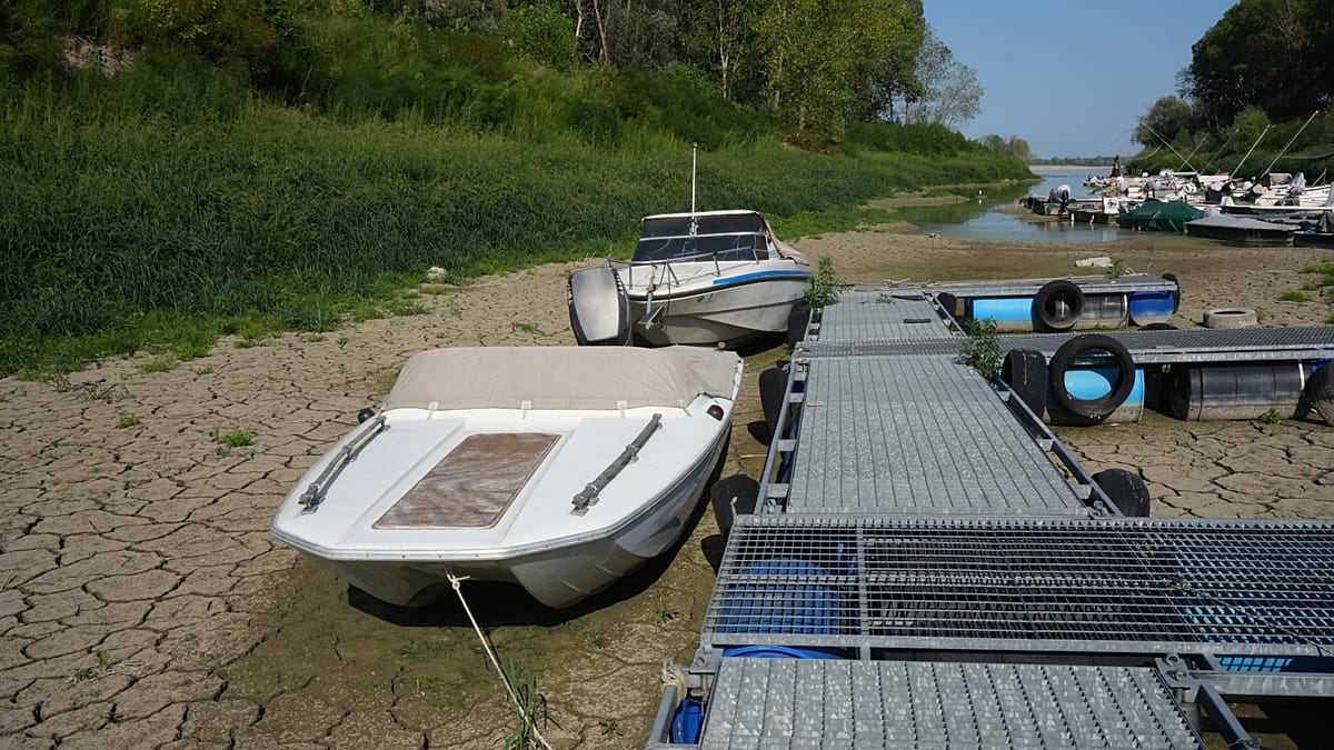 İtalya'da Po Nehri kurudu: Tarım ve su kaynakları tehdit altında
