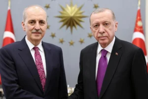 Çerçeve yasanın kabulü sonrası Erdoğan ile Kurtulmuş arasında görüşme