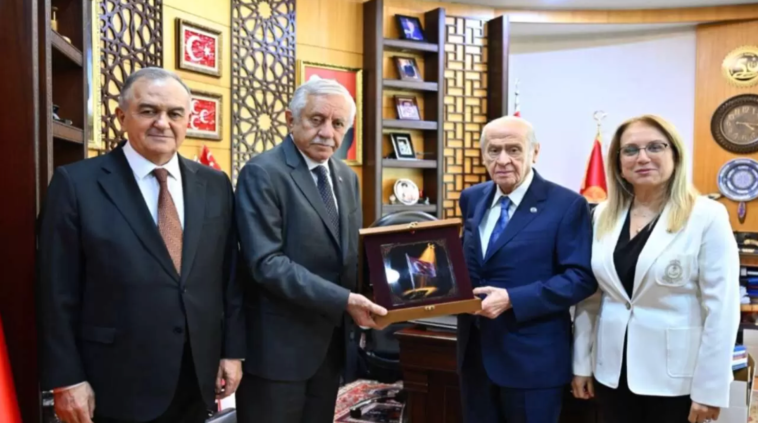 MHP TBMM Grubu'ndan Bahçeli'ye ziyaret