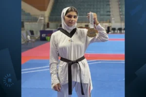 Rojhılatlı kadın sporcu birinci oldu