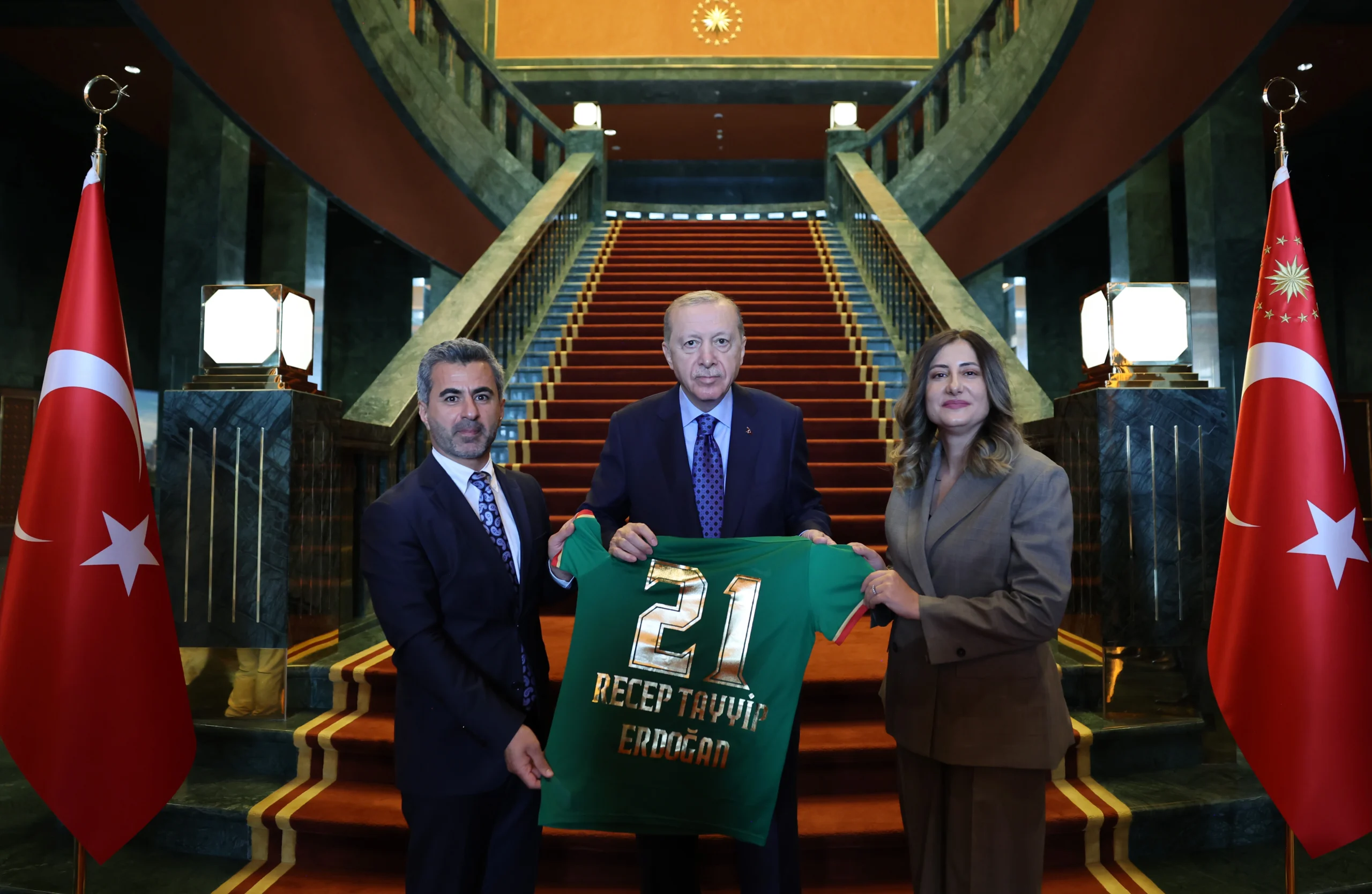 Amedspor yönetimi, Erdoğan ile bir araya geldi