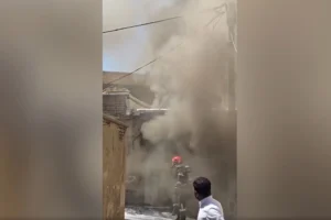 Mahabad’da yangın faciası: Garajdaki benzin patladı, 9 kişi yaralandı
