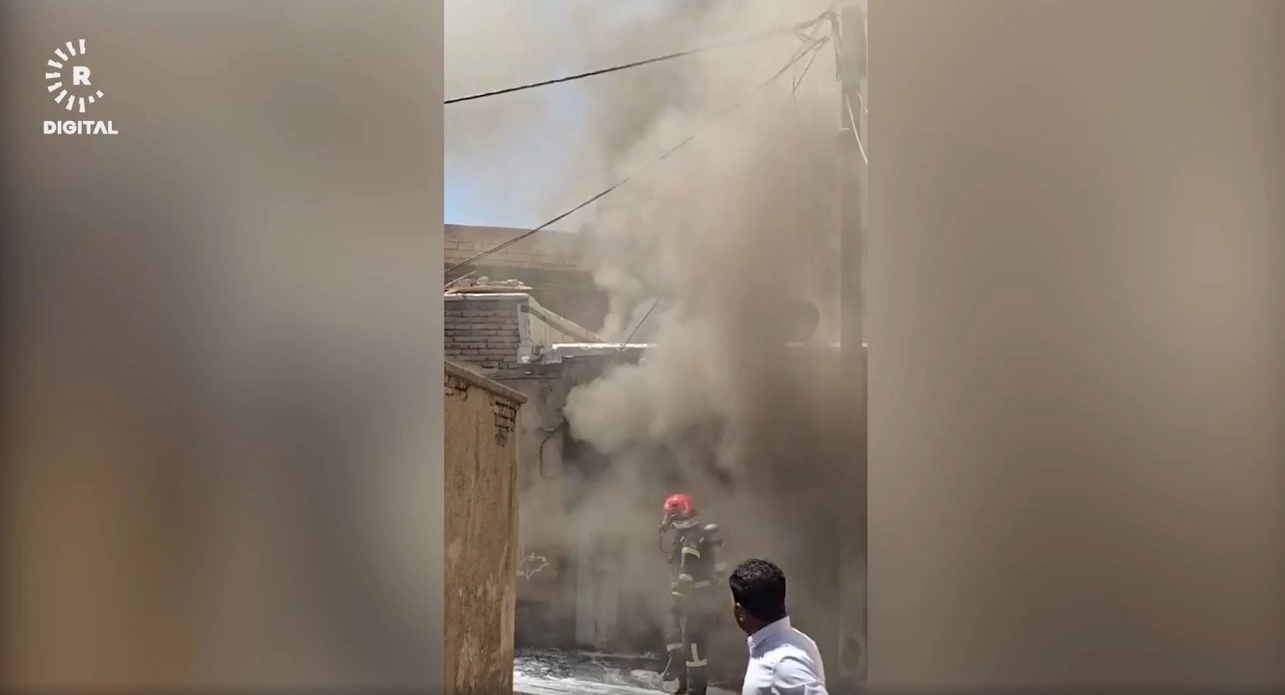 Mahabad’da yangın faciası: Garajdaki benzin patladı, 9 kişi yaralandı