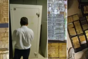 Alihan Kuriş Suç Örgütü operasyonunda 200 kilo külçe altın ele geçirildi!