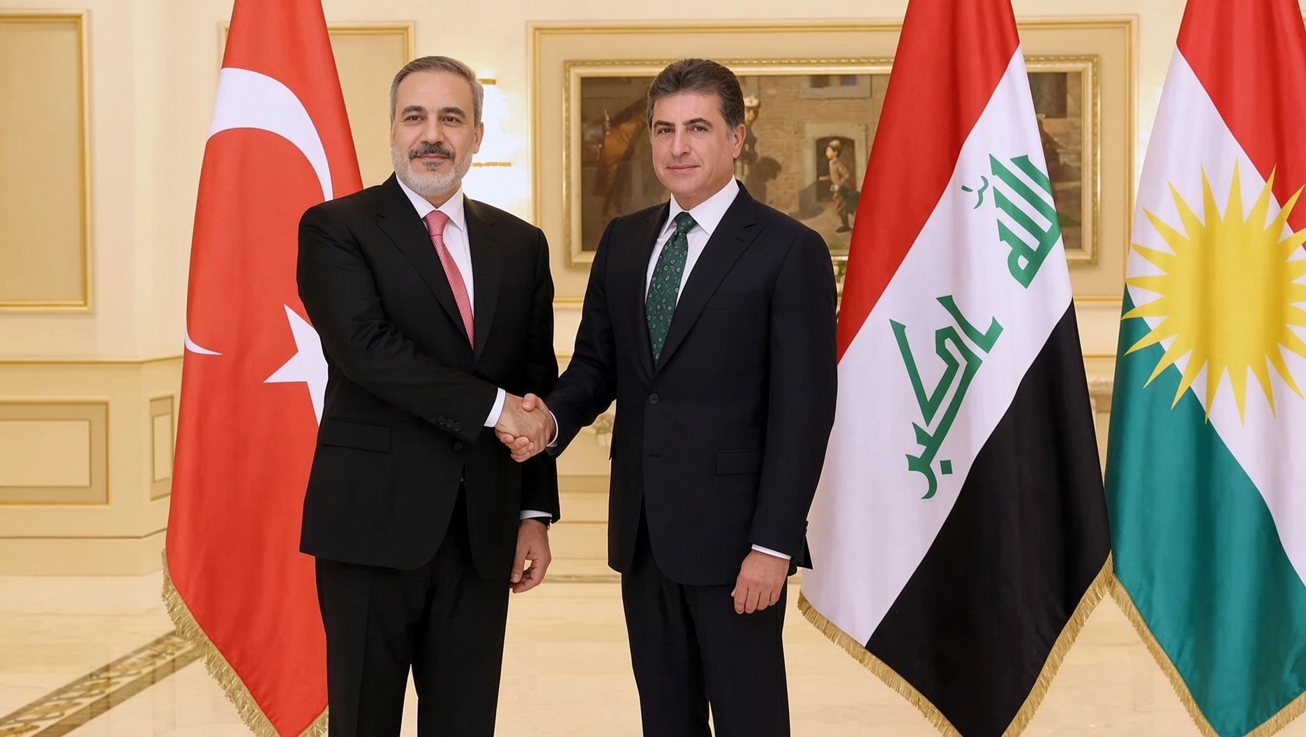 Hakan Fidan, Başkan Neçirvan Barzani ve Başbakan Mesrur Barzani’yi aradı