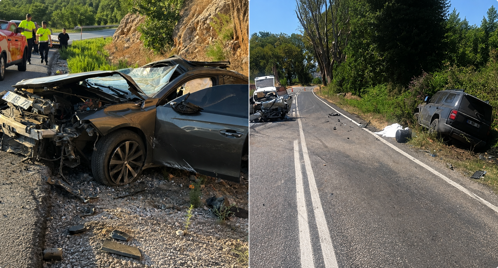 Antalya ve Manisa’da trafik kazaları: 3 kişi hayatını kaybetti, 4 kişi yaralandı
