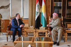 Barzani, Filistin Başkonsolosu Kerki’yi kabul etti: Her iki halkın davası meşrudur