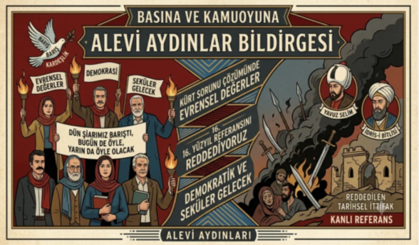 Bir grup 'Alevi aydın'dan çözüm süreci bildirisi: 'Barış sevindirici ama Öcalan'ın tarihsel referanslarını reddediyoruz'