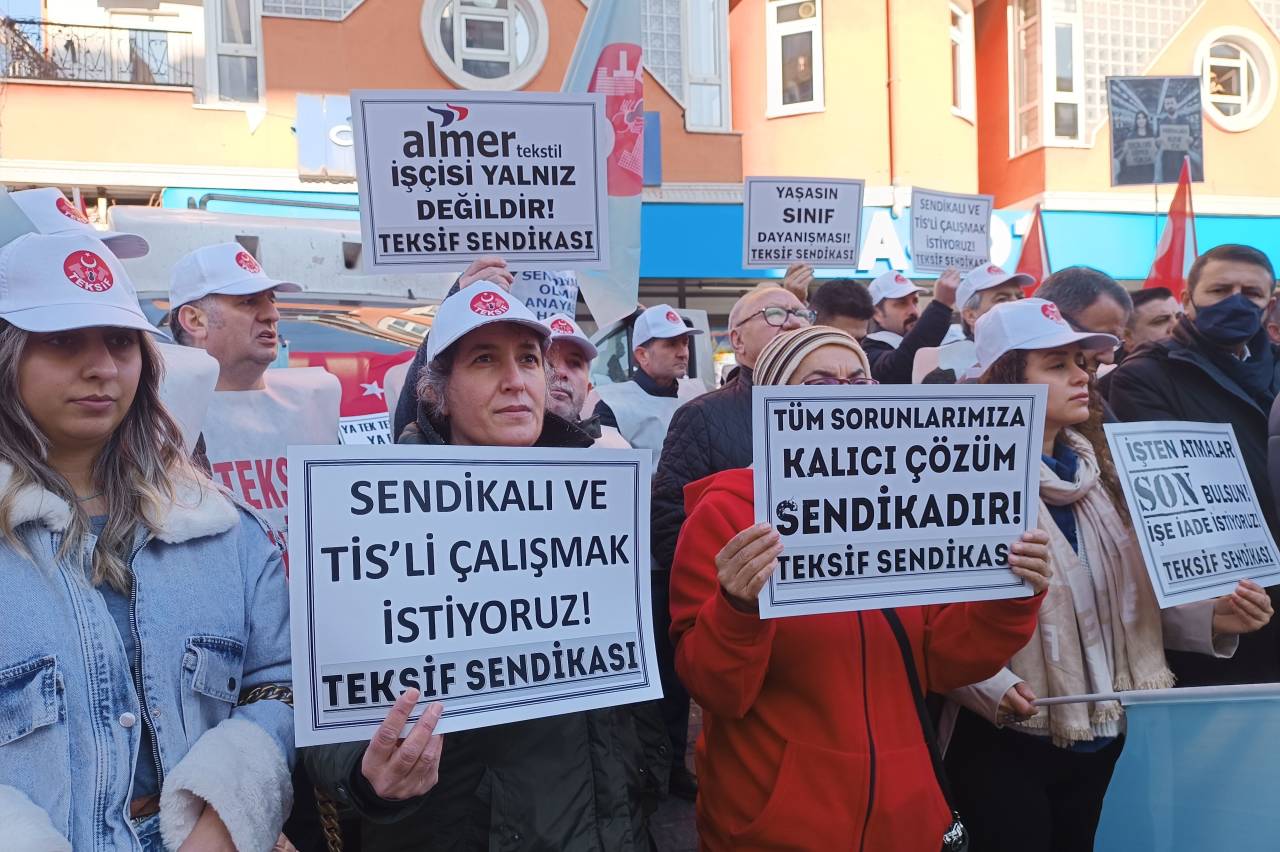 İmalat sanayisinde kayıtlı kadın işçi sayısında düşüş, sendikalaşma diplerde