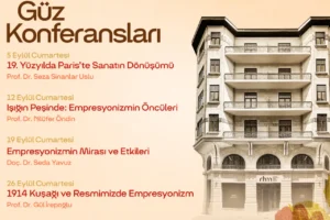 Sanat tarihi meraklıları için dört haftalık konferans dizisi 5 Eylül'de başlıyor