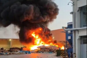 Eski TPI yeni Nordex fabrikasında yangın