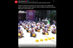 Dezenformasyonun bu kadarı pes dedirtti: Star gazetesi madencilerin eylemini “CHP'li belediyeye protesto” diye verdi